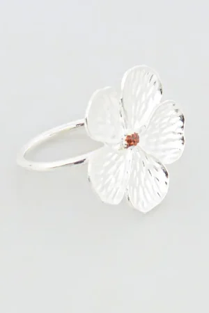 Achat Immédiat Rond de serviette fleur